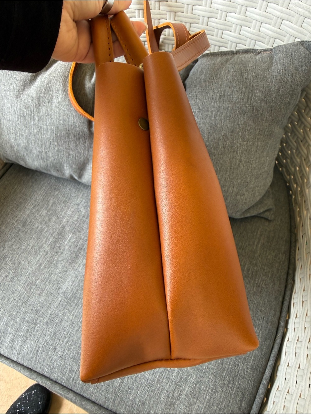 Portland Leather Goods- Large Raindrop bag - Picture 6 of 15